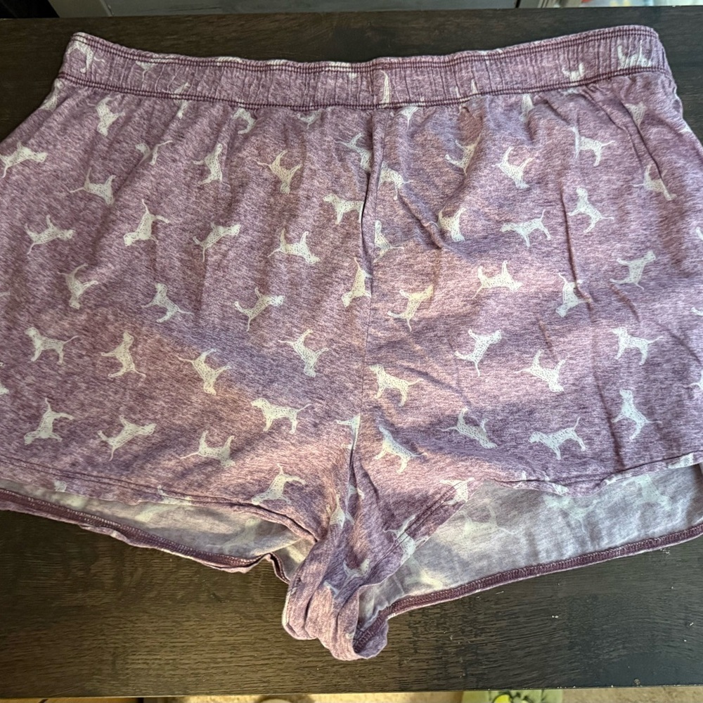 PINK Victoria's Secret Purple Sleepwear Shorts - Picture 3 of 3